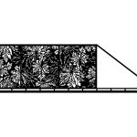 Portail coulissant Viviana 600×170 cm