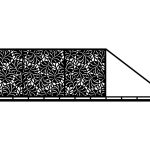 Portail coulissant Paxe 600×170 cm