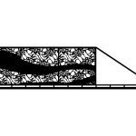 Portail coulissant Luna 600×150 cm