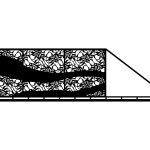 Portail coulissant Luna 600×170 cm