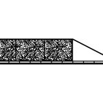 Portail coulissant Zina 400×120 cm