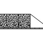 Portail coulissant Anastasia 600×170 cm