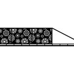 Portail coulissant Valeria 400×120 cm