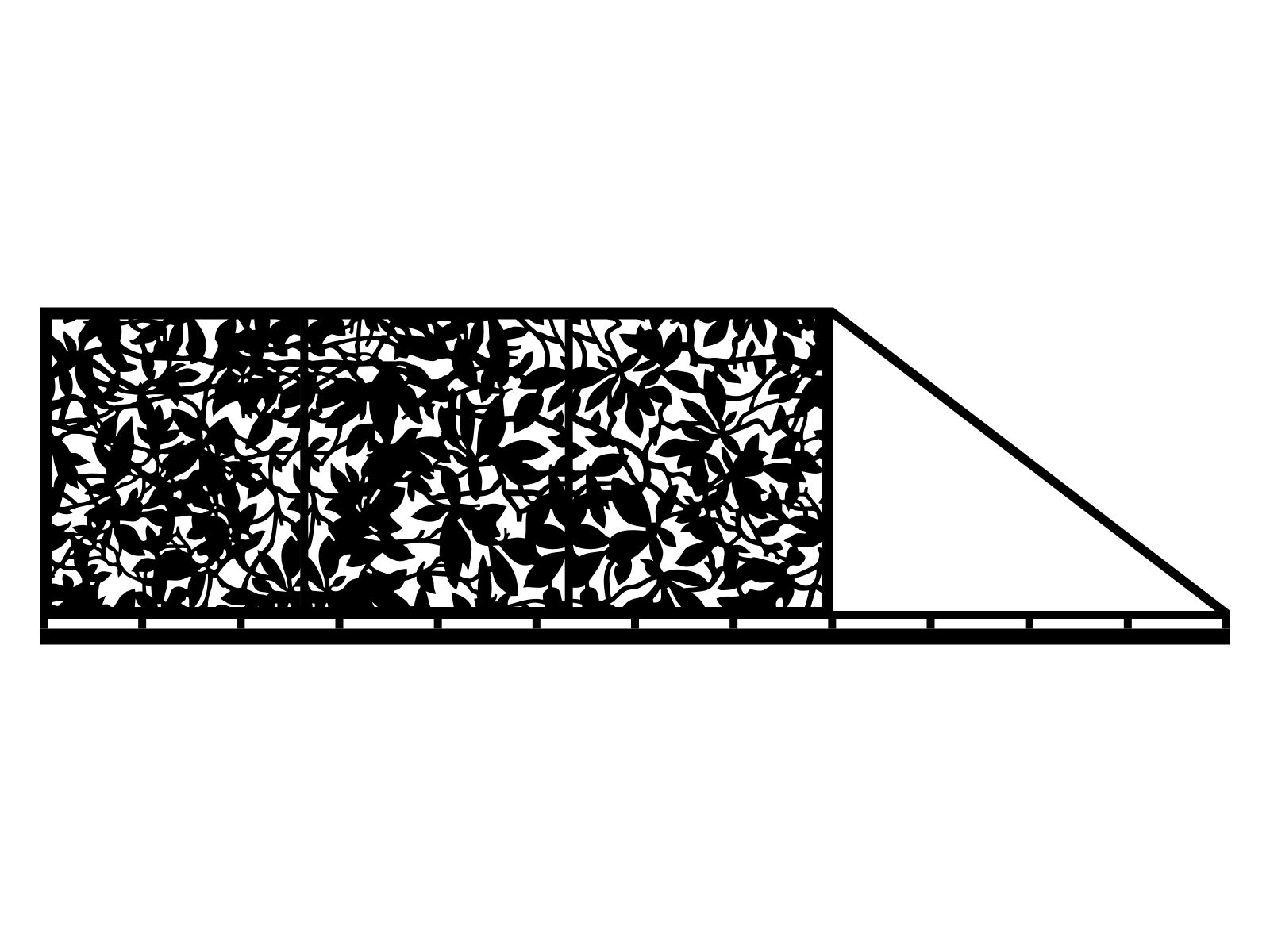 bpr000-bot11-170-cza Portail coulissant Aurora 600×170 cm – Image 1