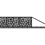 Portail coulissant Kira 400×120 cm