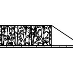 Portail coulissant Serena 600×150 cm