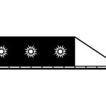 Portail coulissant Gaia 600×150 cm