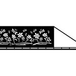 Portail coulissant Terina 600×150 cm