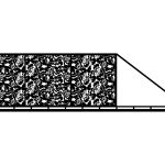 Portail coulissant Meliore 600×170 cm