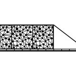 Portail coulissant Noemi 600×170 cm