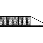 Portail coulissant Nina 400×120 cm