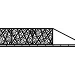 Portail coulissant Eva 400×120 cm