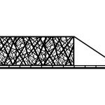 Portail coulissant Eva 600×150 cm