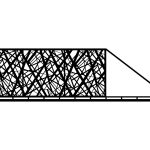 Portail coulissant Eva 600×170 cm