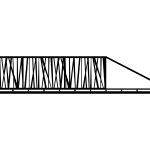 Portail coulissant Andrea 400×120 cm