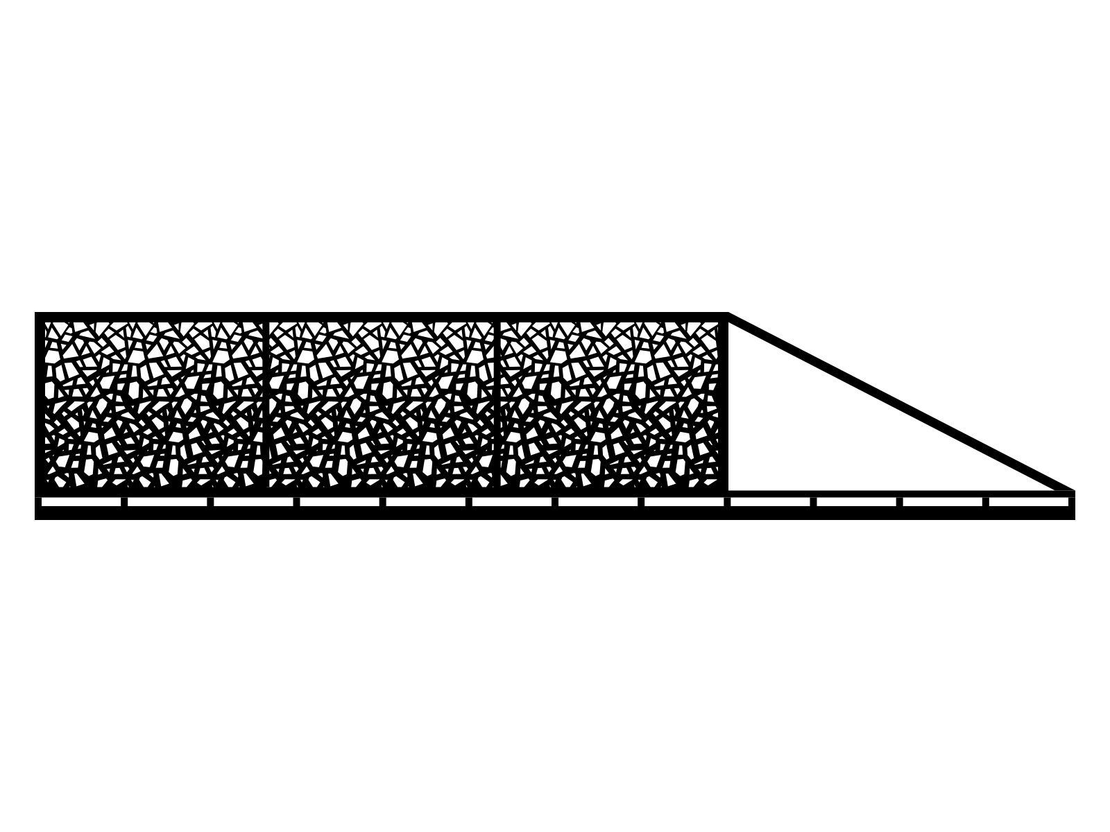 bpr000-geo16-120-cza Portail coulissant Perina 400×120 cm – Image 1