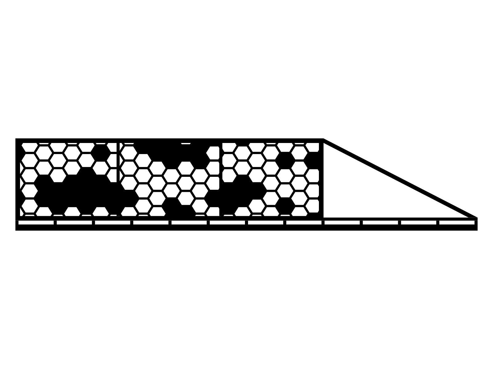 bpr000-geo20-120-cza Portail coulissant Isabella 400×120 cm – Image 1