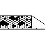 Portail coulissant Isabella 600×150 cm