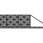 Portail coulissant Gaida 600×150 cm