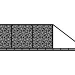 Portail coulissant Sienna 600×170 cm