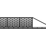 Portail coulissant Perla 400×120 cm
