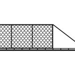 Portail coulissant Bianca 600×170 cm