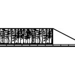 Portail coulissant Veronica 400×120 cm