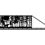 Portail coulissant Olivia 600×150 cm