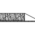 Portail coulissant Diana 400×120 cm