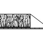 Portail coulissant Diana 600×170 cm