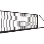 Portail coulissant Marissa 615×135 cm