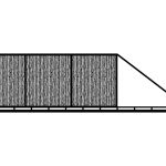 Portail coulissant Maura 600×170 cm