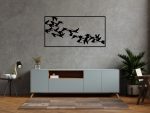Décoration murale en métal Oiseaux 100 cm – Image 4