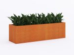 Jardinière extérieures Corten 30x105x30 cm – Image 2