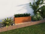 Jardinière extérieures Corten 30x105x30 cm – Image 3