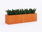 Jardinière extérieures Corten 30x120x30 cm – Image 2