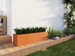 Jardinière extérieures Corten 30x120x30 cm – Image 3