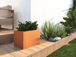 Jardinière extérieures Corten 30x45x30 cm – Image 3