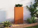 Jardinière extérieures Corten 30x60x120 cm – Image 3