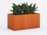 Jardinière extérieures Corten 30x60x30 cm – Image 2