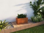Jardinière extérieures Corten 30x60x30 cm – Image 3