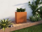Jardinière extérieures Corten 30x60x60 cm – Image 3