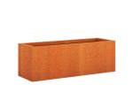 Jardinière extérieures Corten 30x90x30 cm