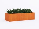 Jardinière extérieures Corten 45x120x30 cm – Image 2