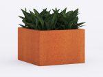 Jardinière extérieures Corten 45x45x30 cm – Image 2