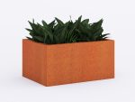 Jardinière extérieures Corten 45x60x30 cm – Image 2