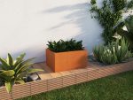 Jardinière extérieures Corten 45x60x30 cm – Image 3