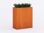 Jardinière extérieures Corten 45x90x105 cm – Image 2