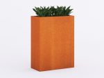 Jardinière extérieures Corten 45x90x120 cm – Image 2
