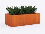 Jardinière extérieures Corten 45x90x30 cm – Image 2